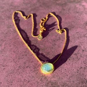 Julie Vos Green Stone Necklace